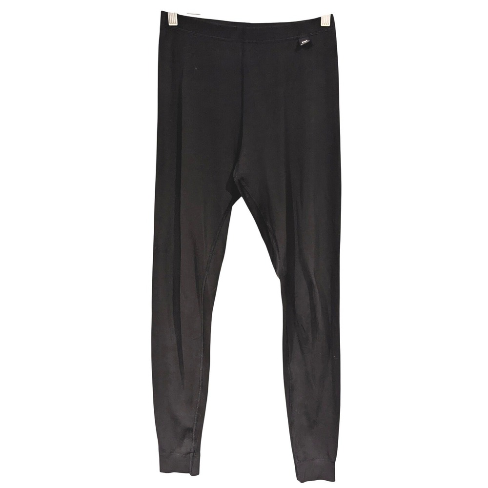 Helly Hansen Black Ribbed Base Layer Leggings‎ S Gorpcore Thermal Ski Hike Tech